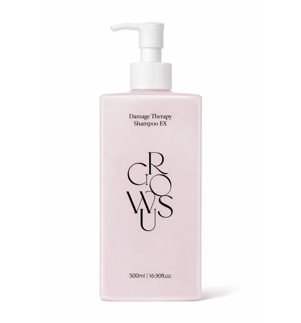 GROWUS – Damage Therapy Shampoo EX 500 ml – Regenerační šampon pro poškozené vlasy