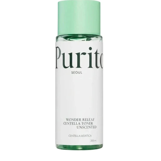 PURITO - Wonder Releaf Centella Toner Unscented 200 ml – Zklidňující tonikum s centellou pro citlivou pleť