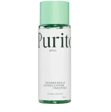 PURITO - Wonder Releaf Centella Toner Unscented 200 ml – Zklidňující tonikum s centellou pro citlivou pleť